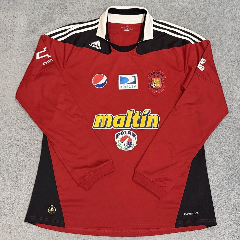 2010 Adidas CARACAS FC Home Football Shirt Men's XL Venezuela Soccer Jersey